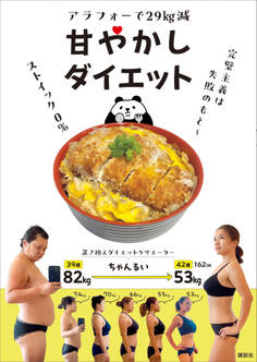 アラフォーで29kg減 甘やかしダイエット