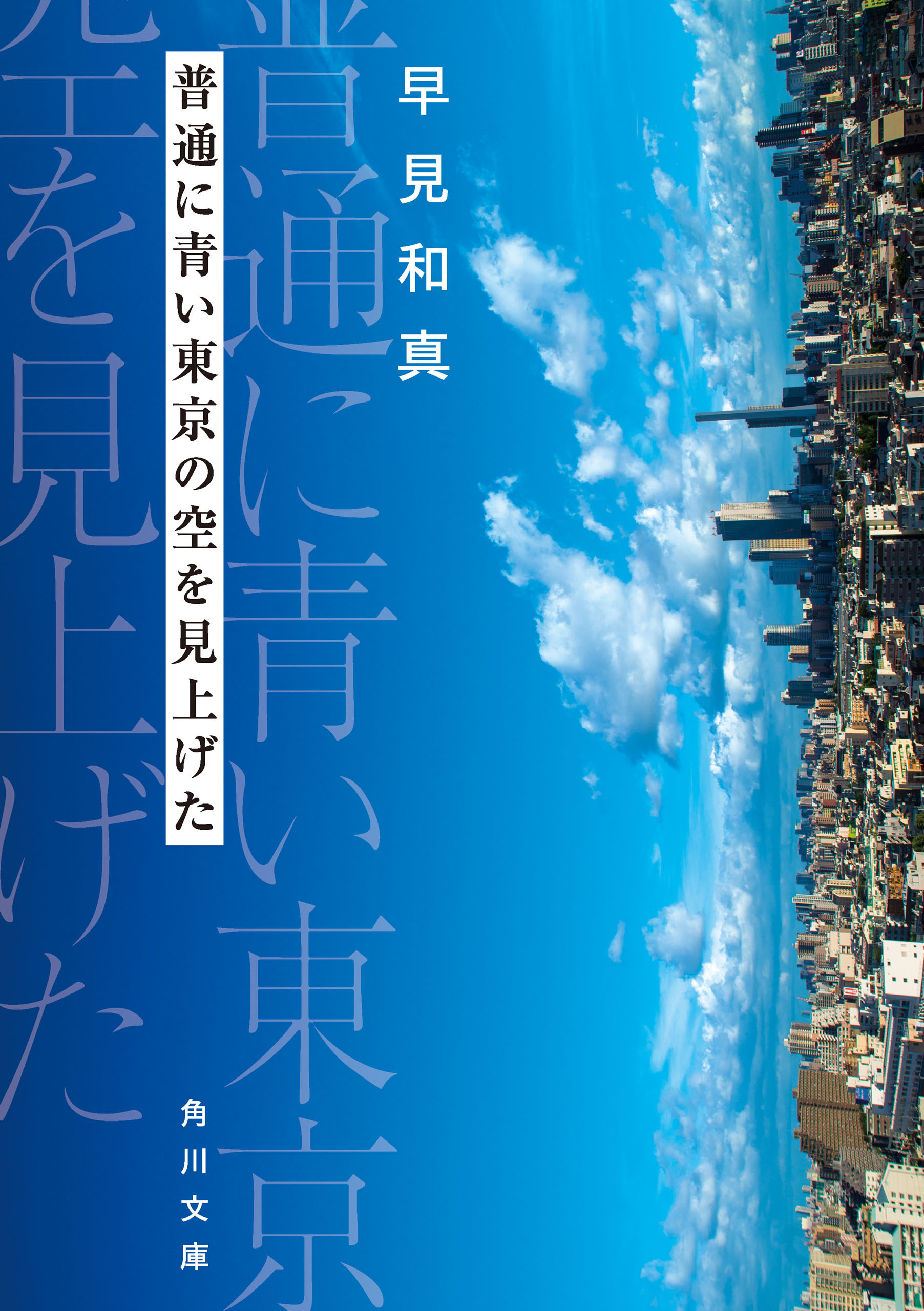 普通に青い東京の空を見上げた