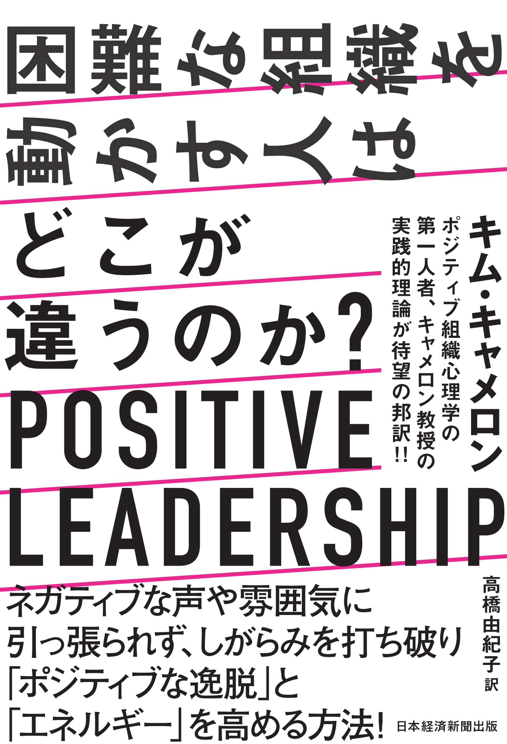 困難な組織を動かす人はどこが違うのか？　POSITIVE LEADERSHIP