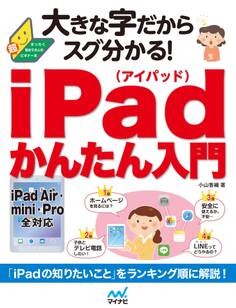 大きな字だからスグ分かる!iPadかんたん入門