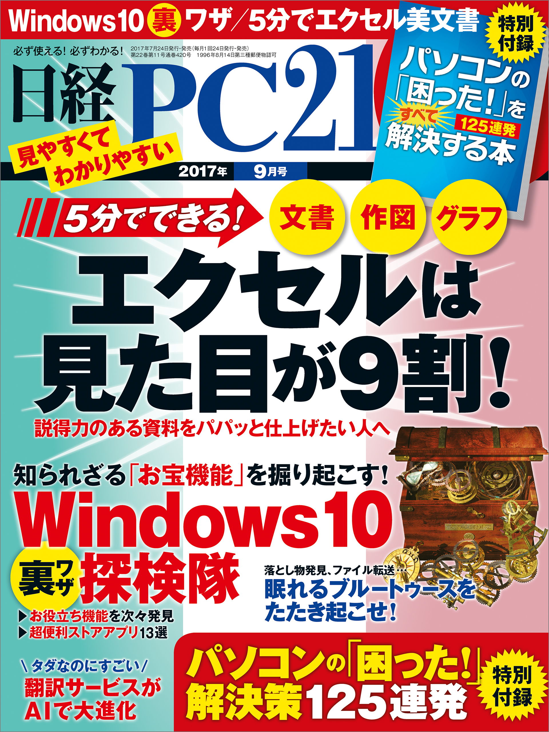 日経PC21 2017年9月号 [雑誌]