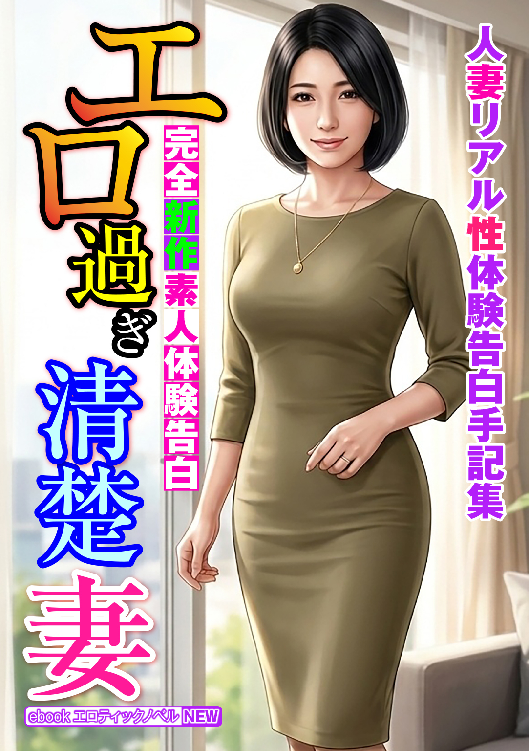 完全新作素人体験告白　エロ過ぎ清楚妻