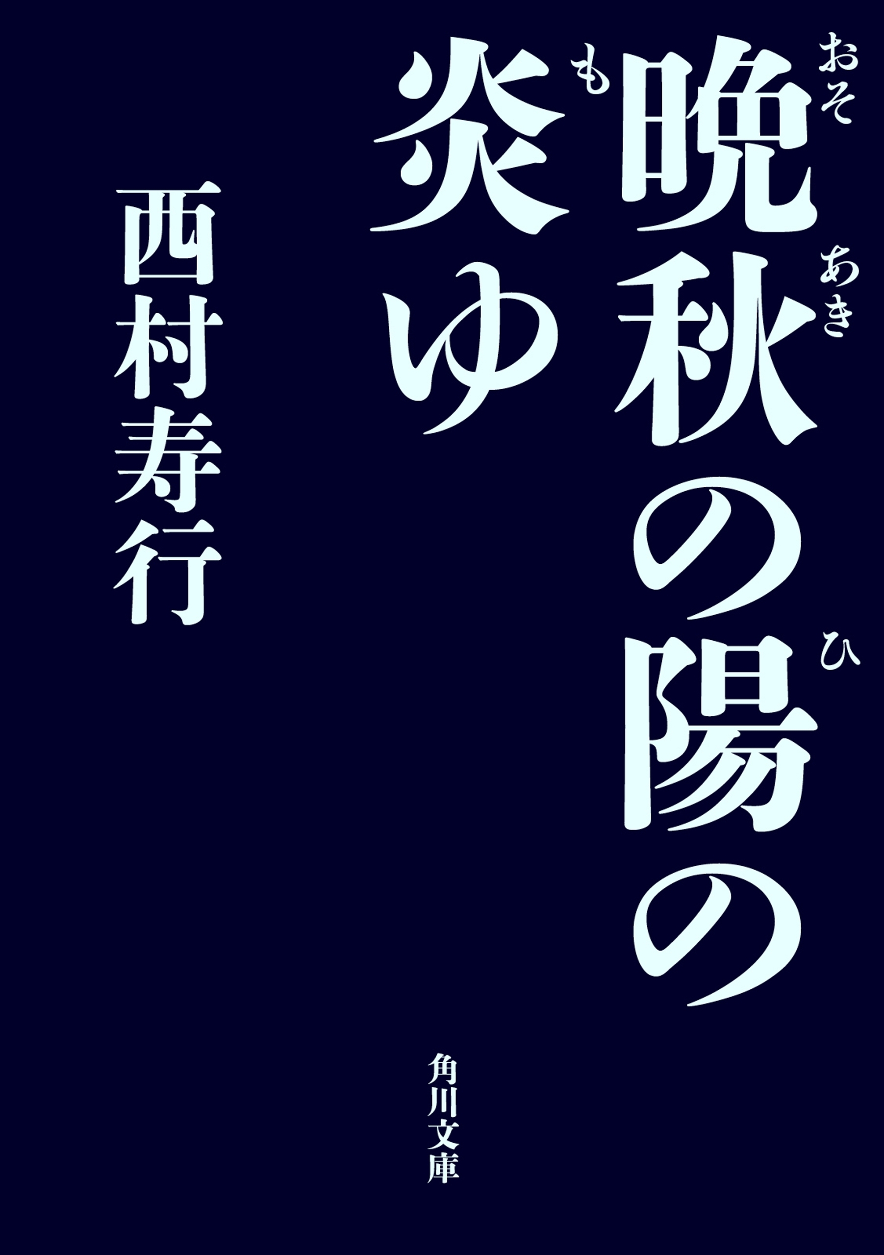 晩秋の陽の炎ゆ