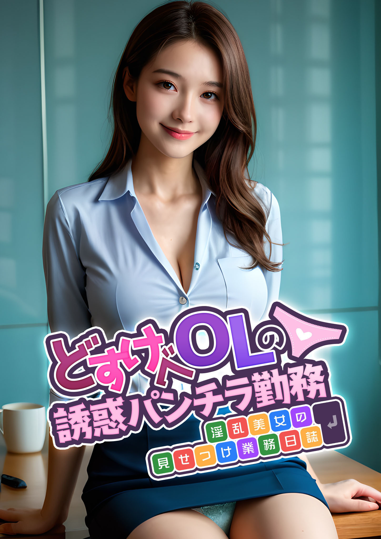 どすけべOLの誘惑パンチラ勤務 ～淫乱美女の見せつけ業務日誌～