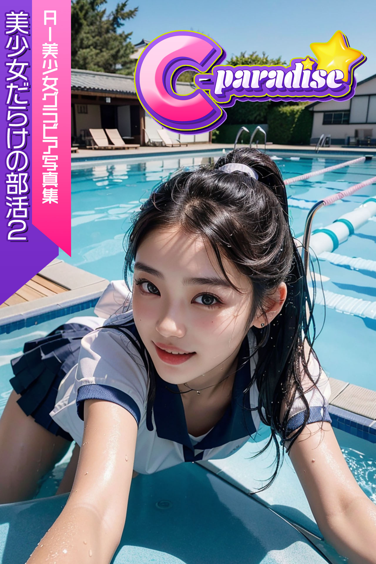 美少女だらけの部活２　AI美少女グラビア写真集【C-Paradise】