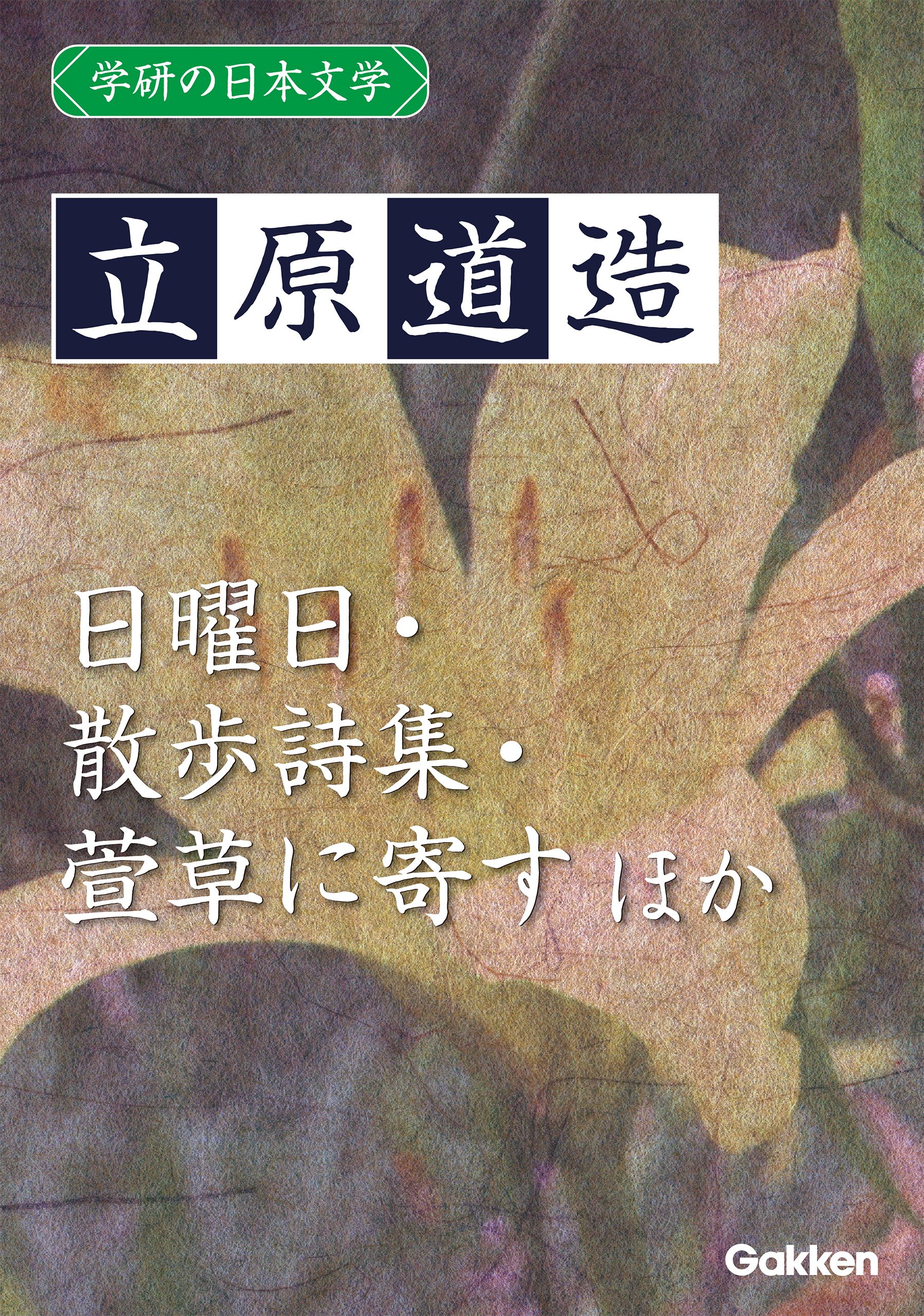学研の日本文学 立原道造 日曜日 散歩詩集 萱草に寄す 暁と夕の詩 優しき歌 「風に寄せて」他