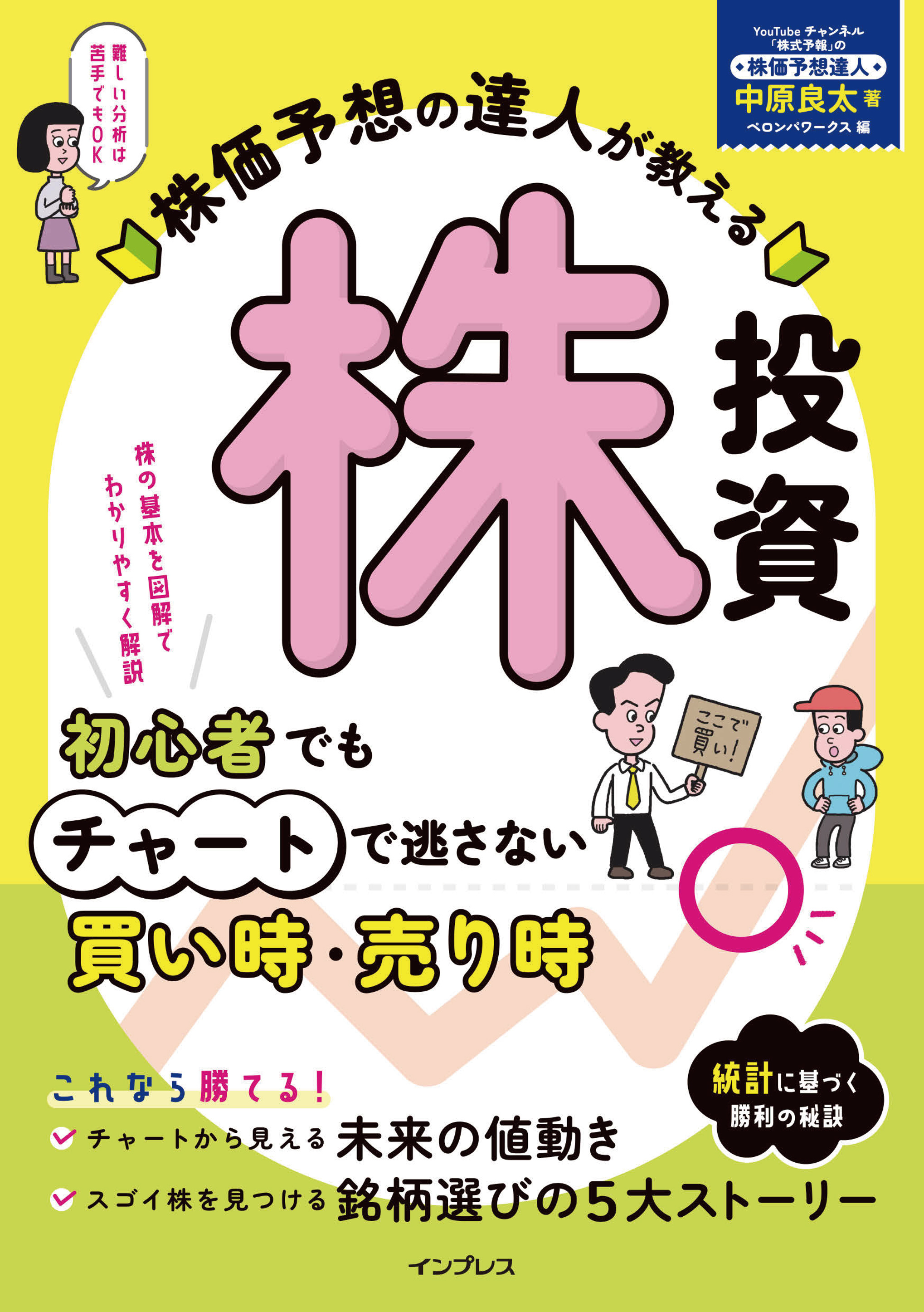 株価予想の達人が教える株投資　初心者でもチャートで逃さない買い時・売り時