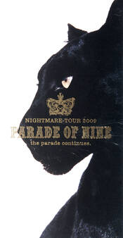 ナイトメア公式ツアーパンフレット 2009 TOUR 2009 PARADE OF NINE