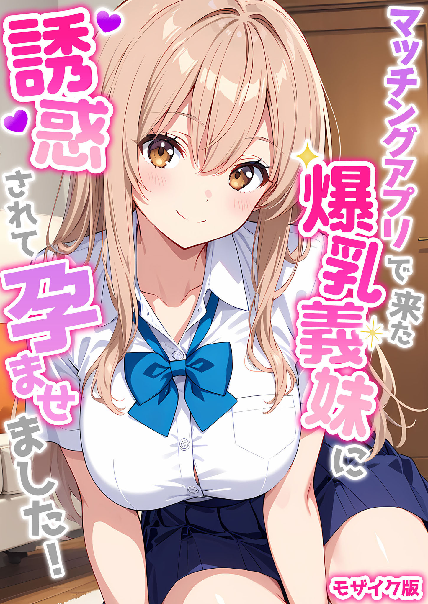 マッチングアプリで来た爆乳義妹に誘惑されて孕ませました！ モザイク版