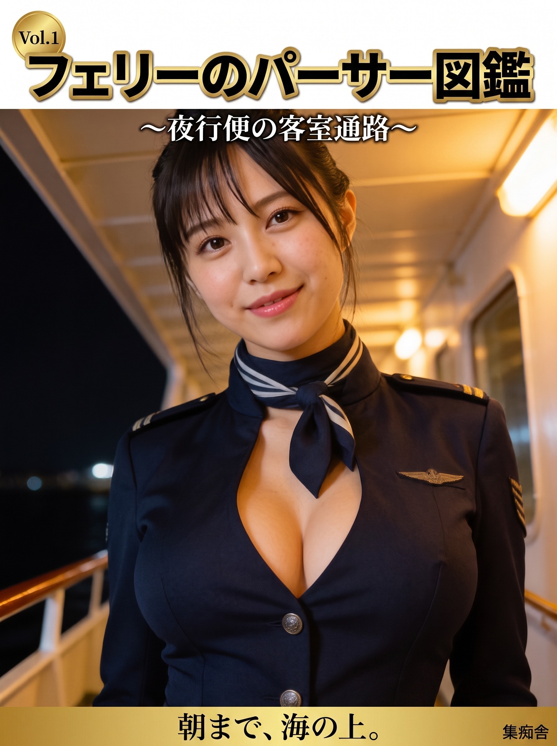フェリーのパーサー図鑑 ～夜行便の客室通路～