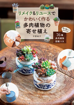 リメイク&リユースでかわいく作る多肉植物の寄せ植え