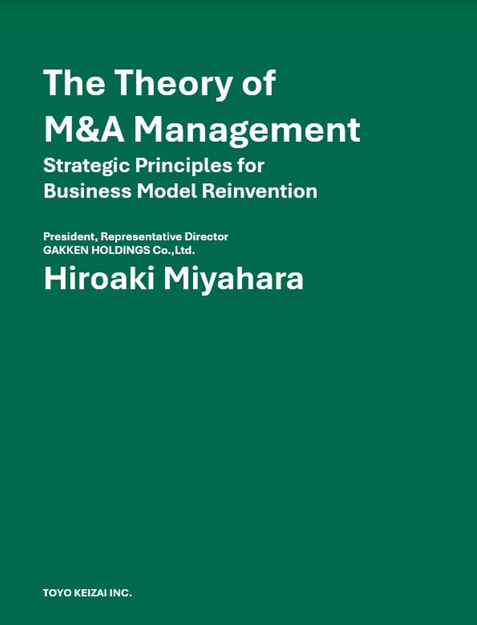 The Theory of M&A Management