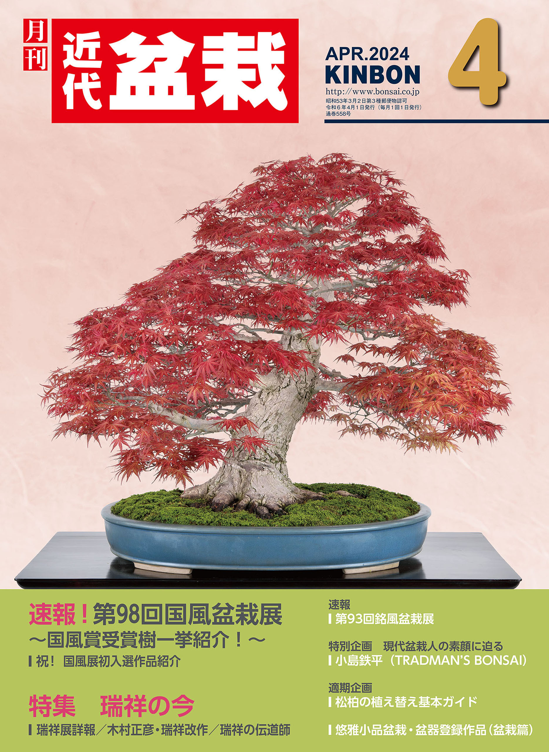 近代盆栽2024年4月号