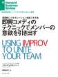 即興コメディのテクニックでメンバーの意欲を引き出す