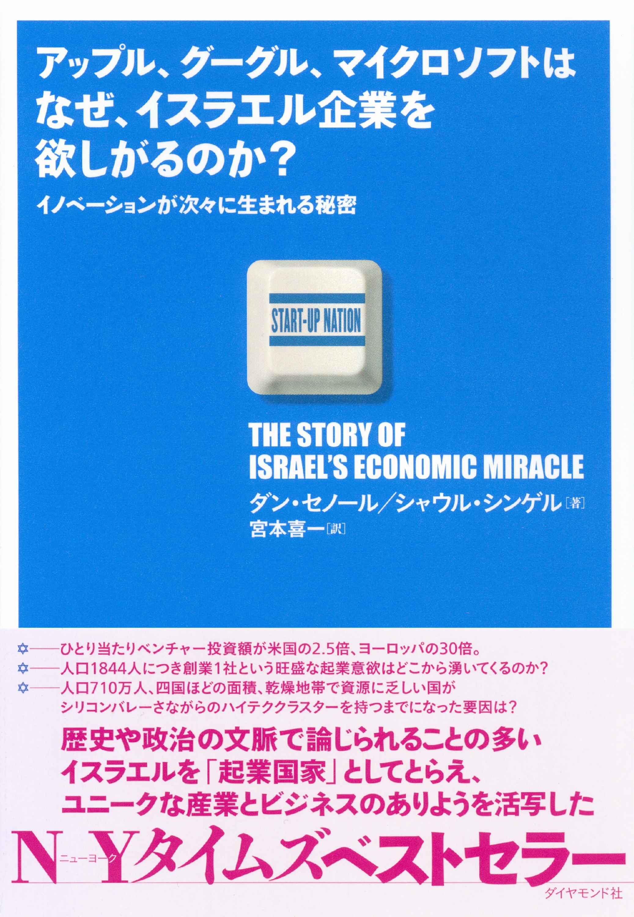 アップル、グーグル、マイクロソフトはなぜ、イスラエル企業を欲しがるのか？―――イノベーションが次々に生まれる秘密