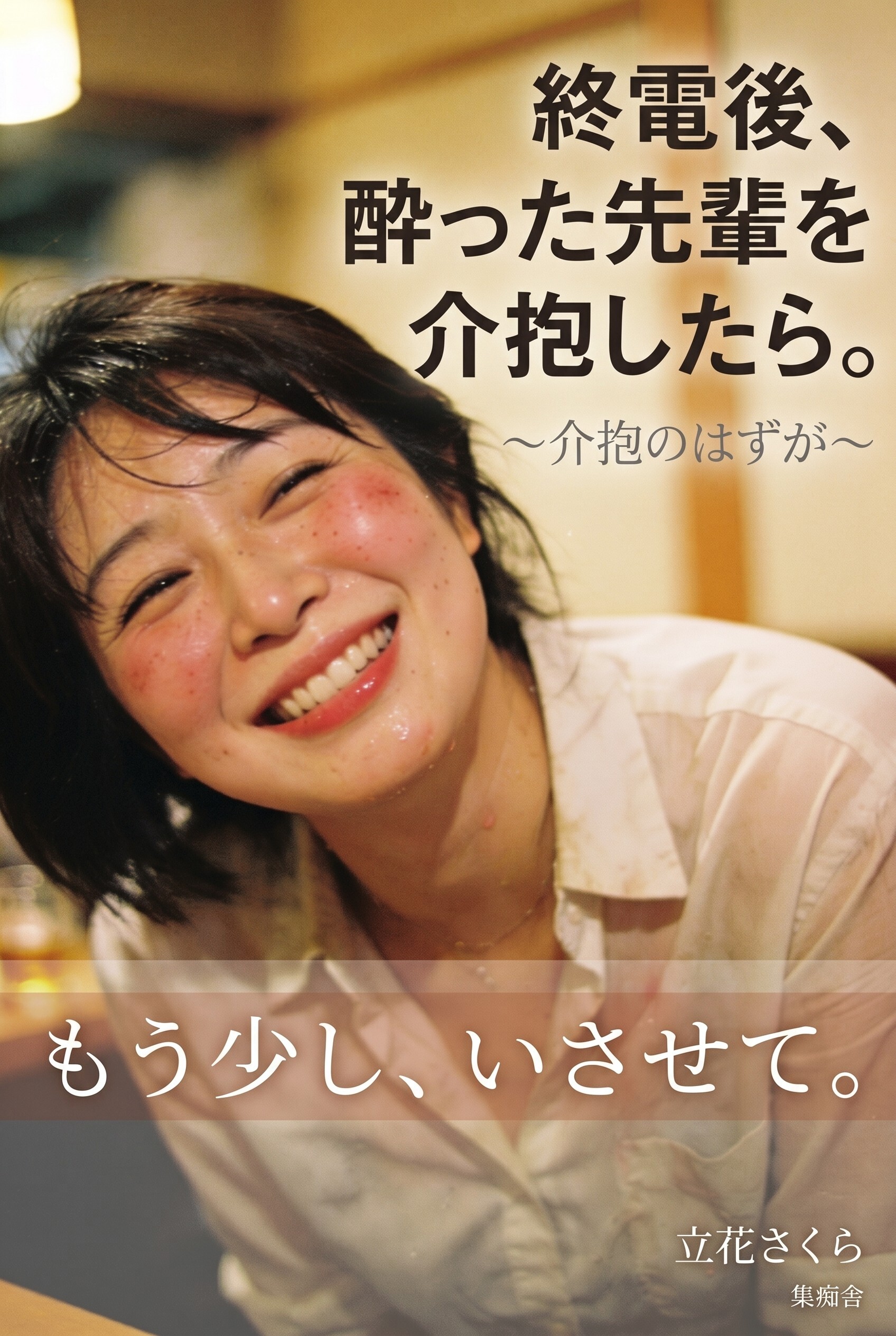 終電後、酔った先輩を介抱したら。