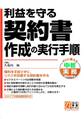 利益を守る契約書作成の実行手順