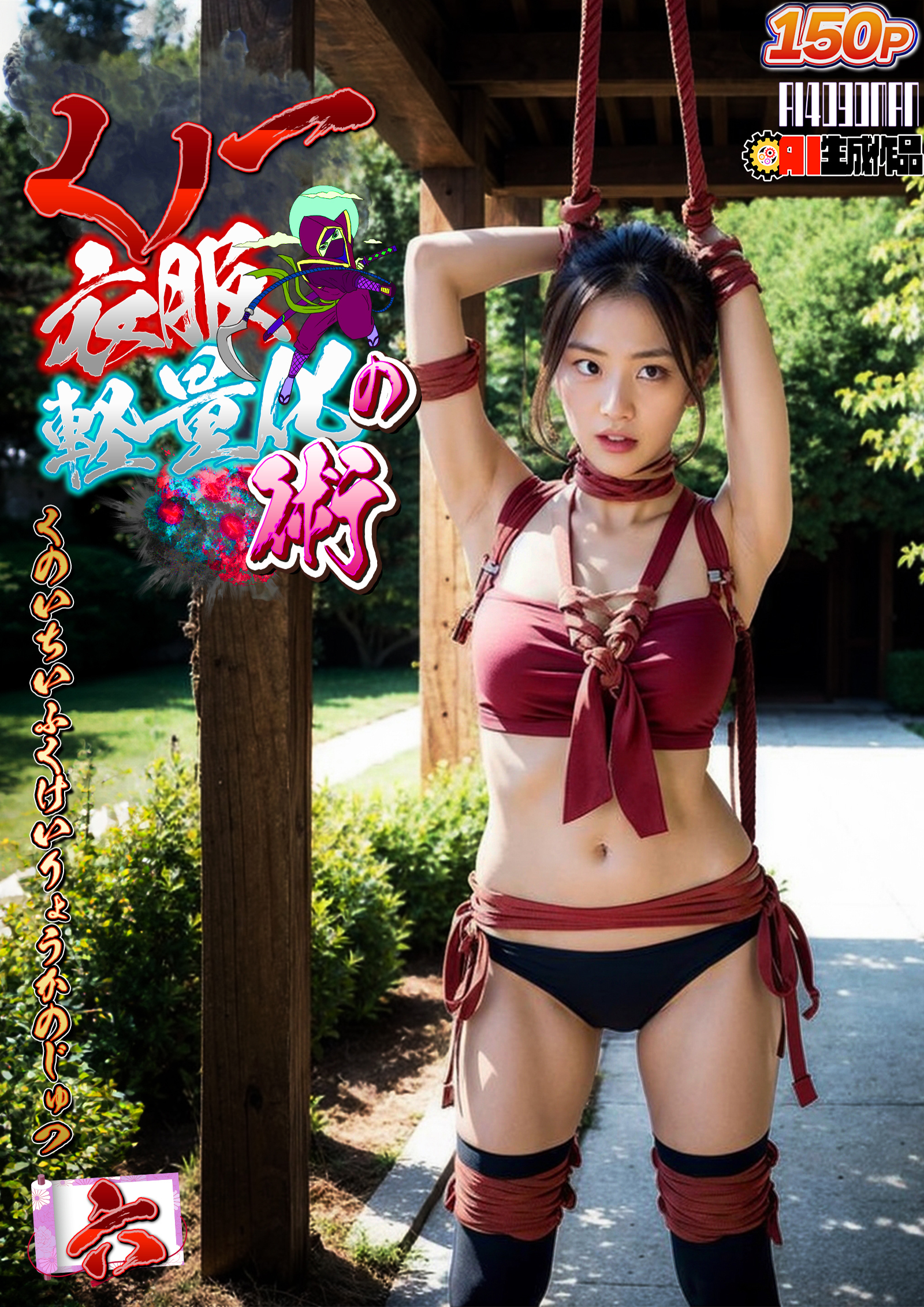 AIくノ一衣服軽量化の術 6