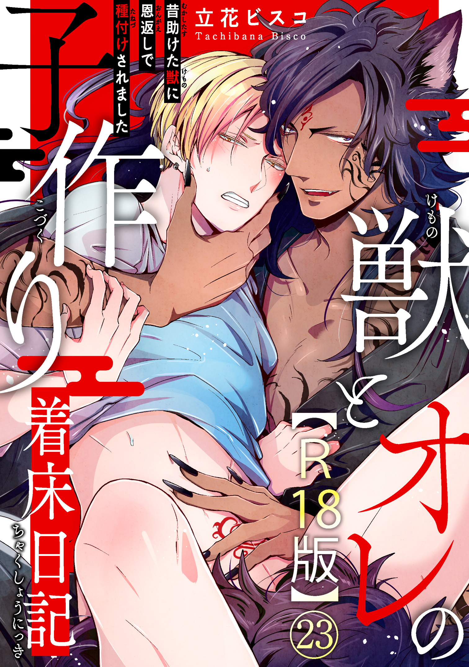 獣とオレの子作り着床日記～昔助けた獣に恩返しで種付けされました～R18版23