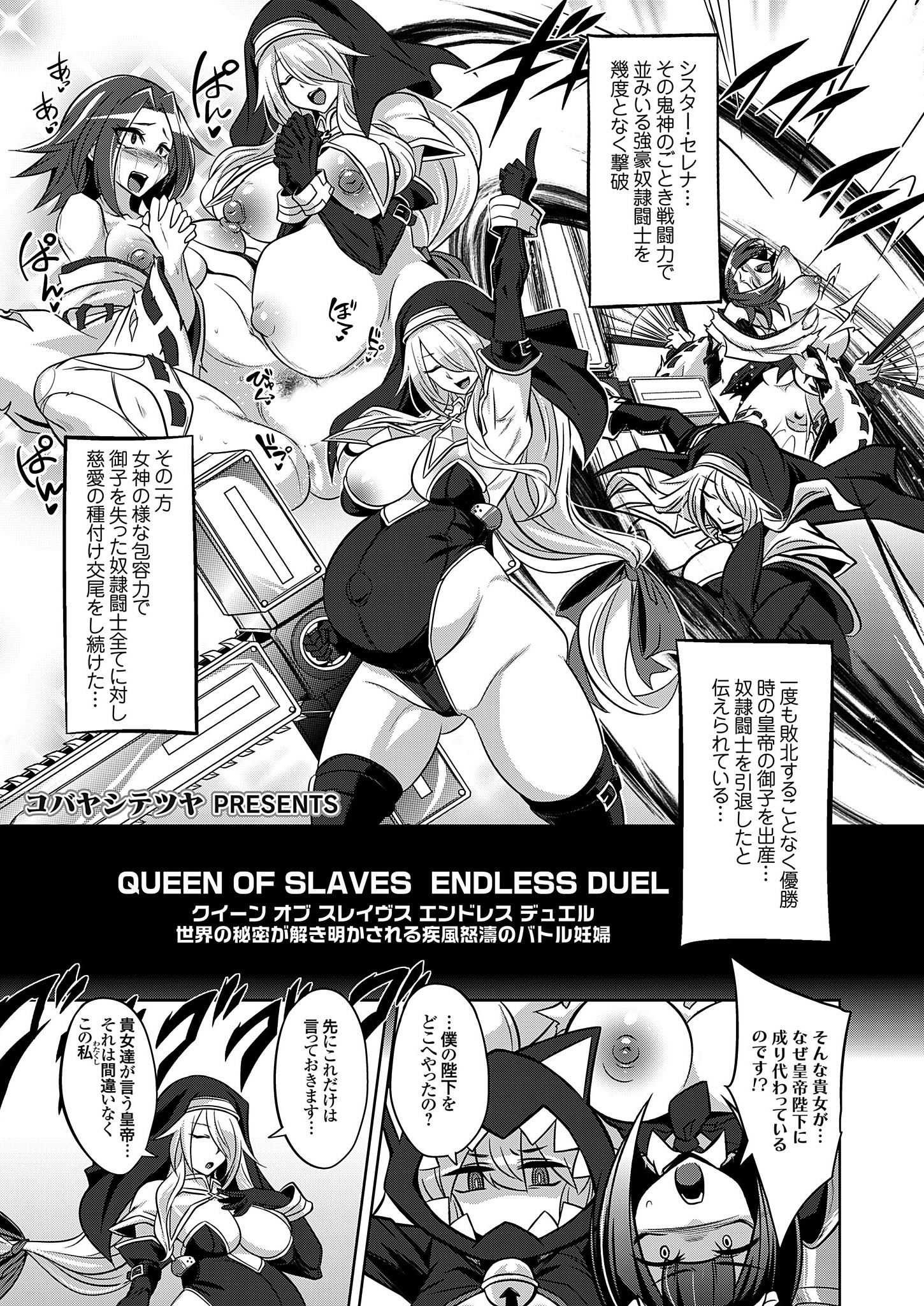 クイーン オブ スレイヴス エンドレス デュエル 世界の秘密が解き明かされる疾風怒濤のバトル妊婦