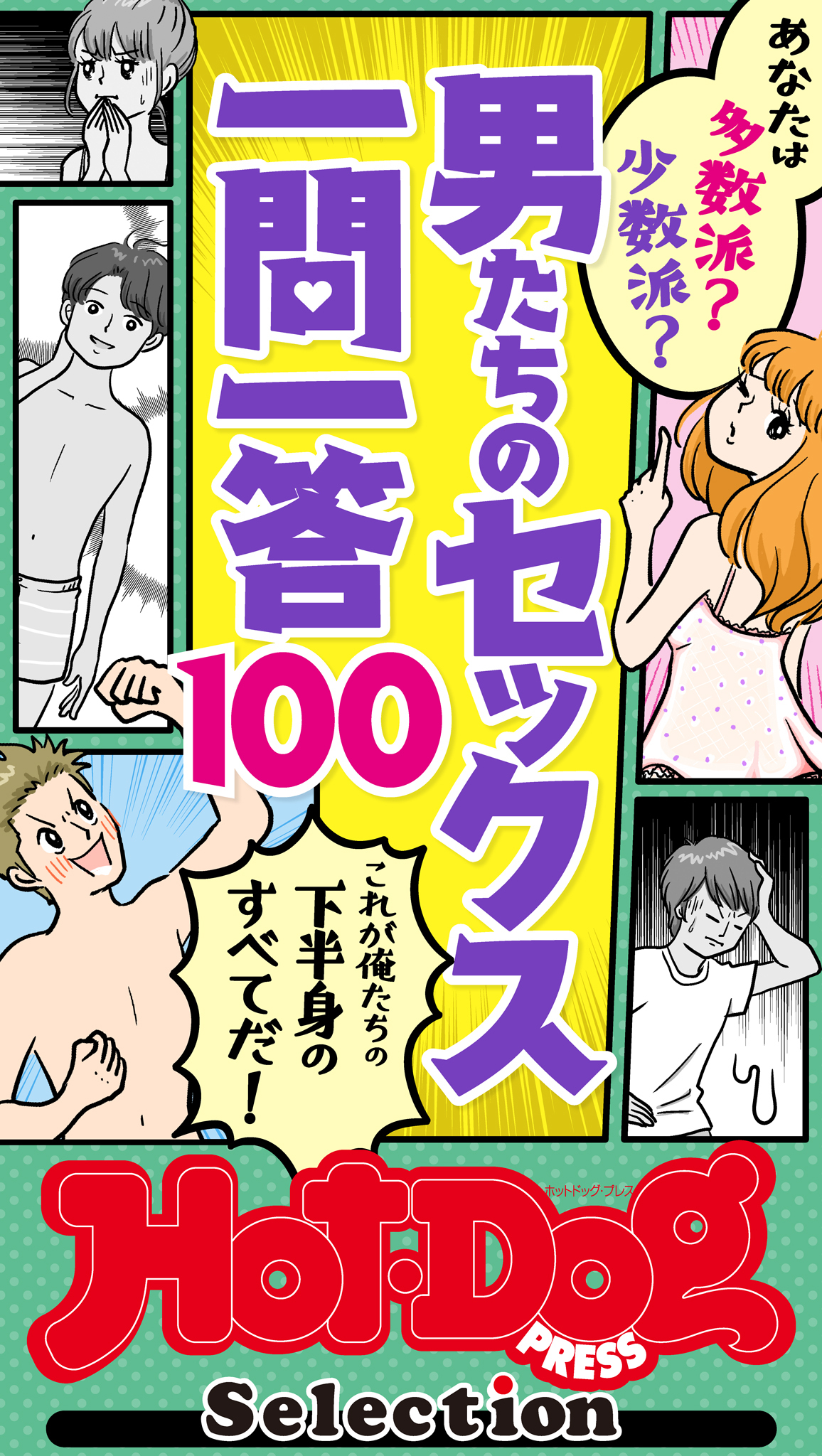 ホットドッグプレスセレクション　男たちのセックス一問一答１００　「大人のセックス白書」シリーズ
