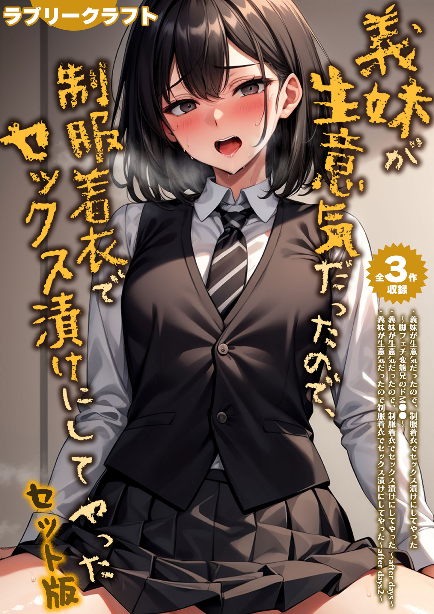 【全3作収録】義妹が生意気だったので、制服着衣でセックス漬けにしてやった セット版
