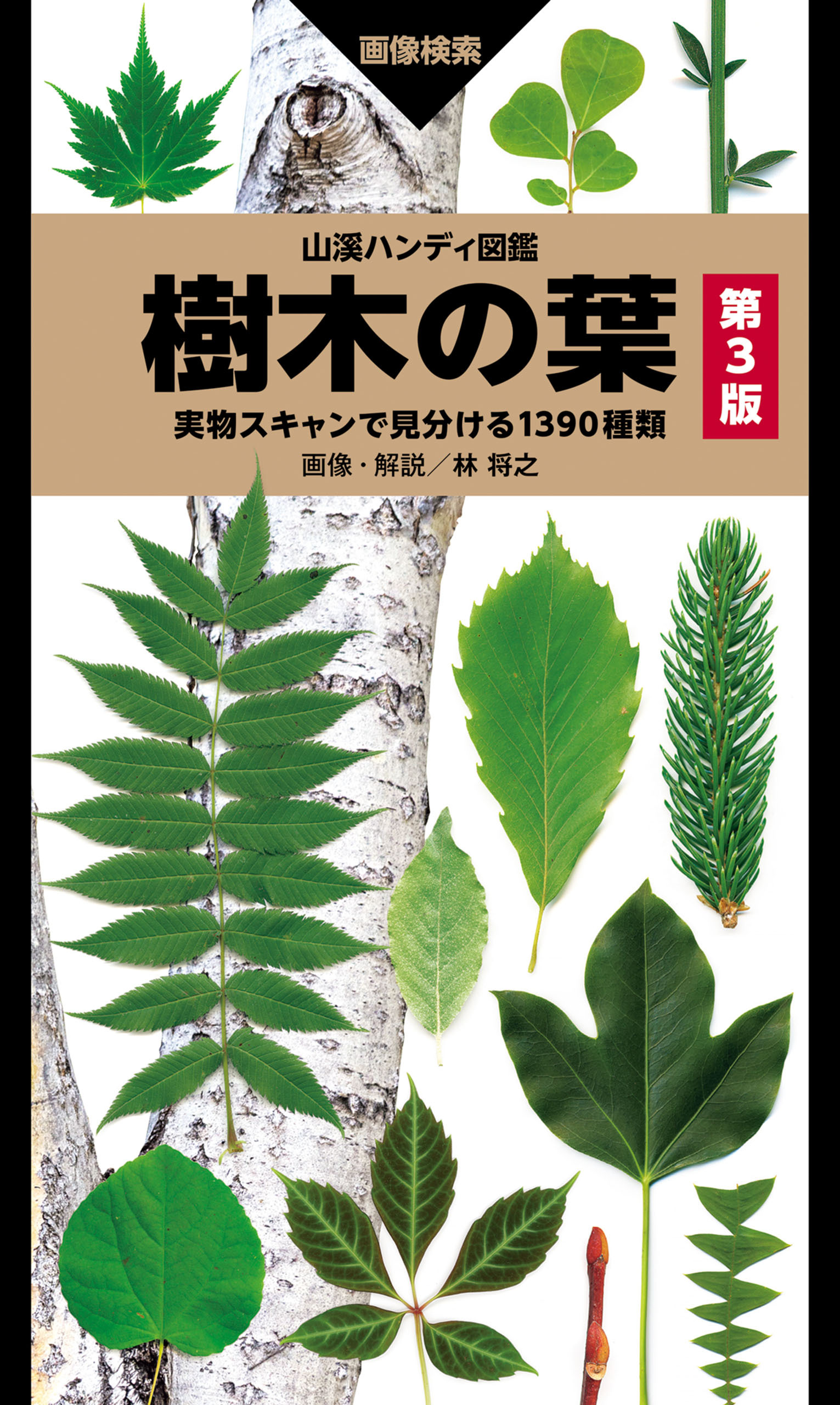 山溪ハンディ図鑑 樹木の葉 第3版 実物スキャンで見分ける1390種類