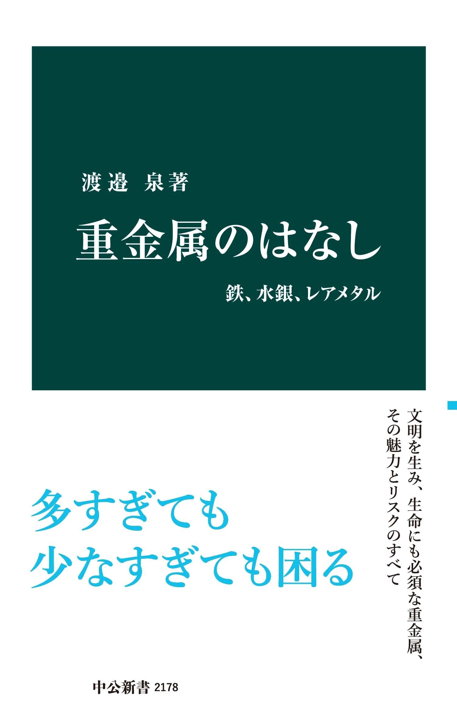 重金属のはなし　鉄、水銀、レアメタル