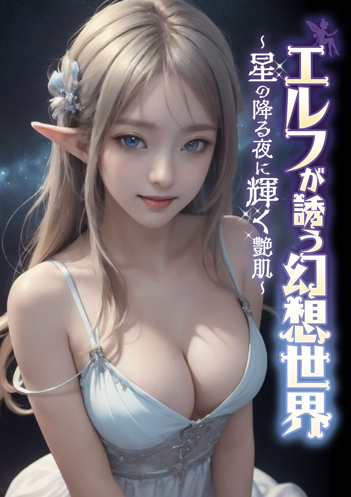 エルフが誘う幻想世界 ～星の降る夜に輝く艶肌～