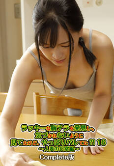 ラッキーな胸チラを発見し、気づかれないように見てたけど、やっぱりバレてた?! 16 ~人妻の日常編~ Complete版