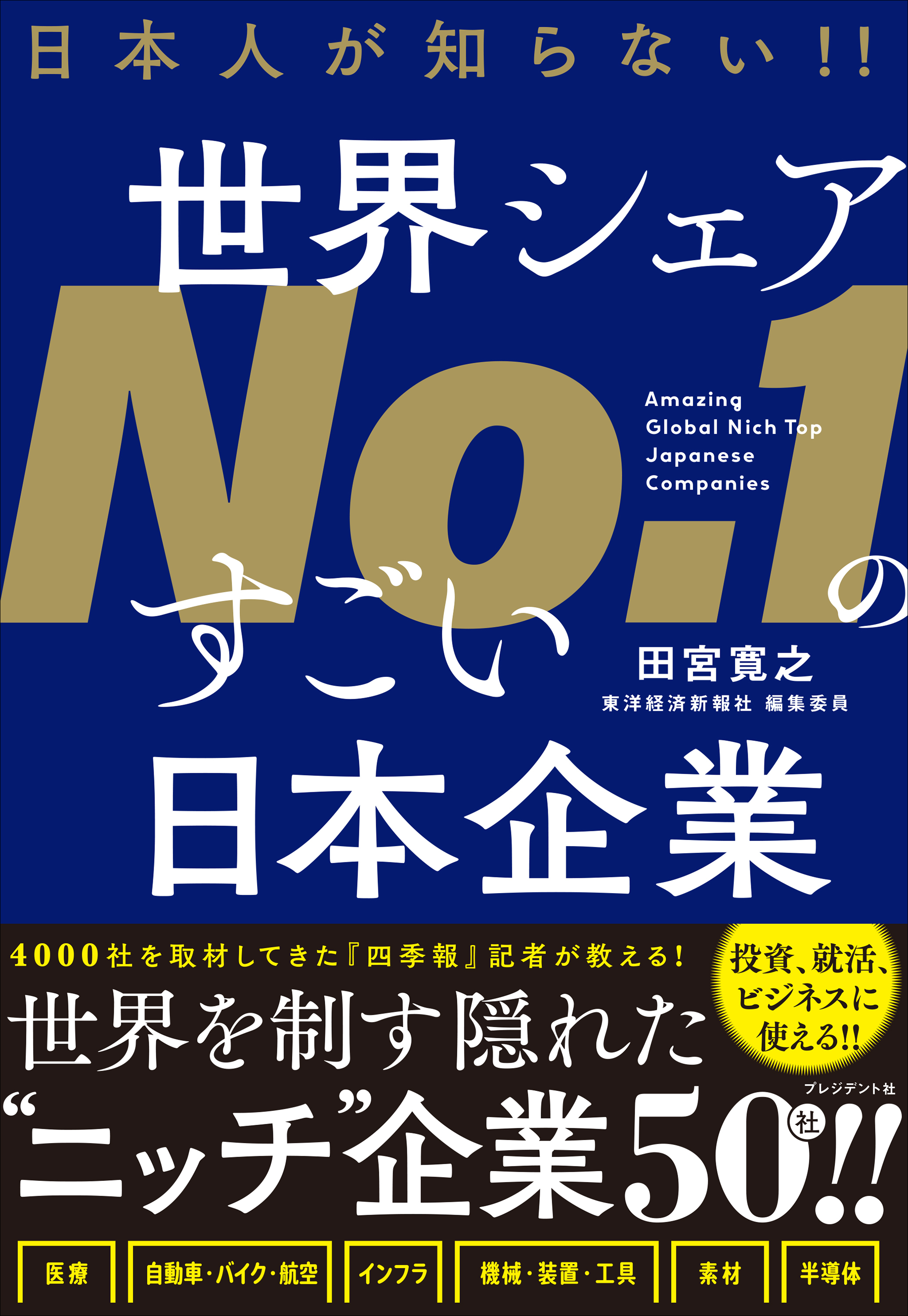 日本人が知らない!! 世界シェアNo.1のすごい日本企業