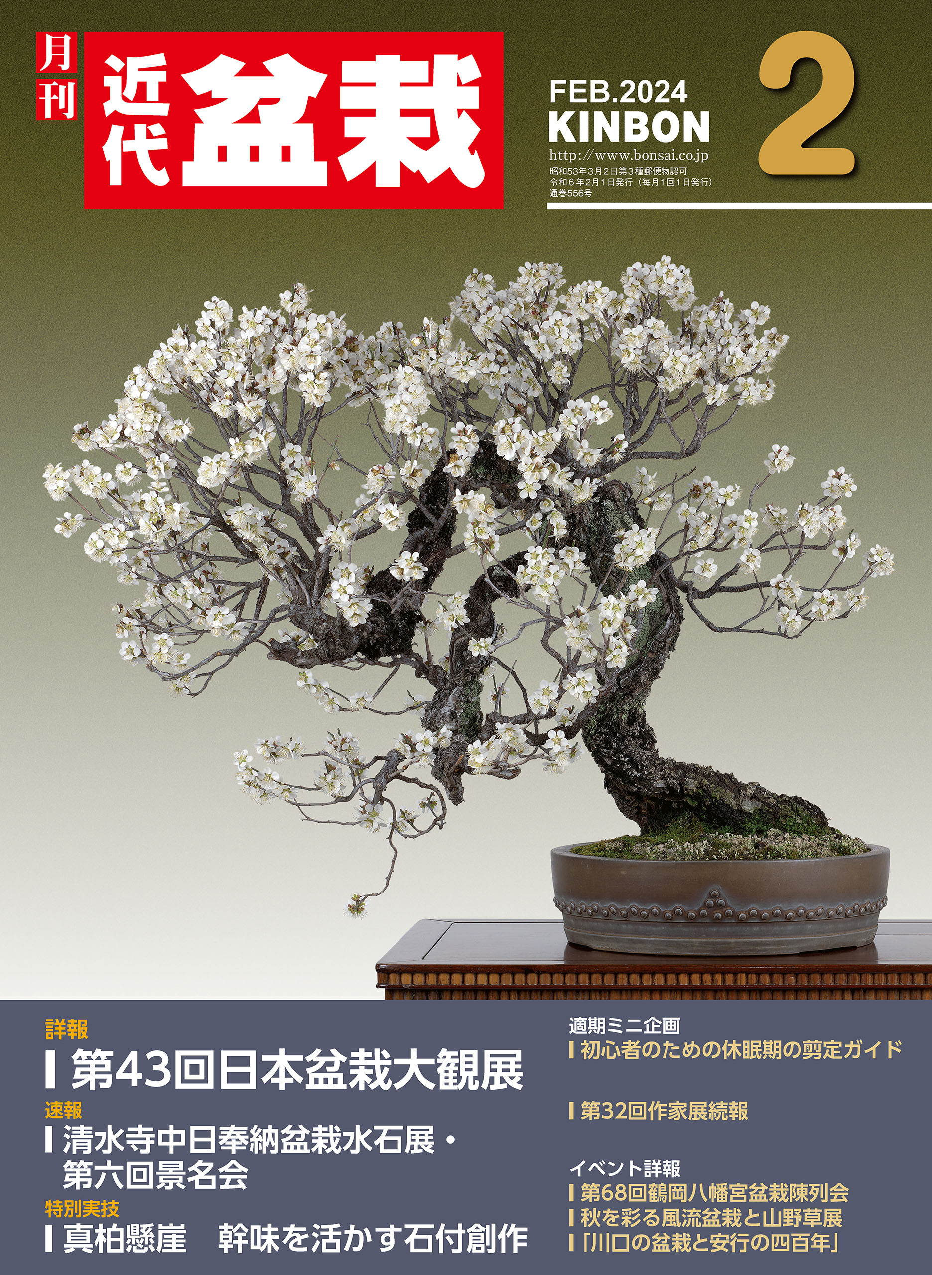 近代盆栽2024年2月号