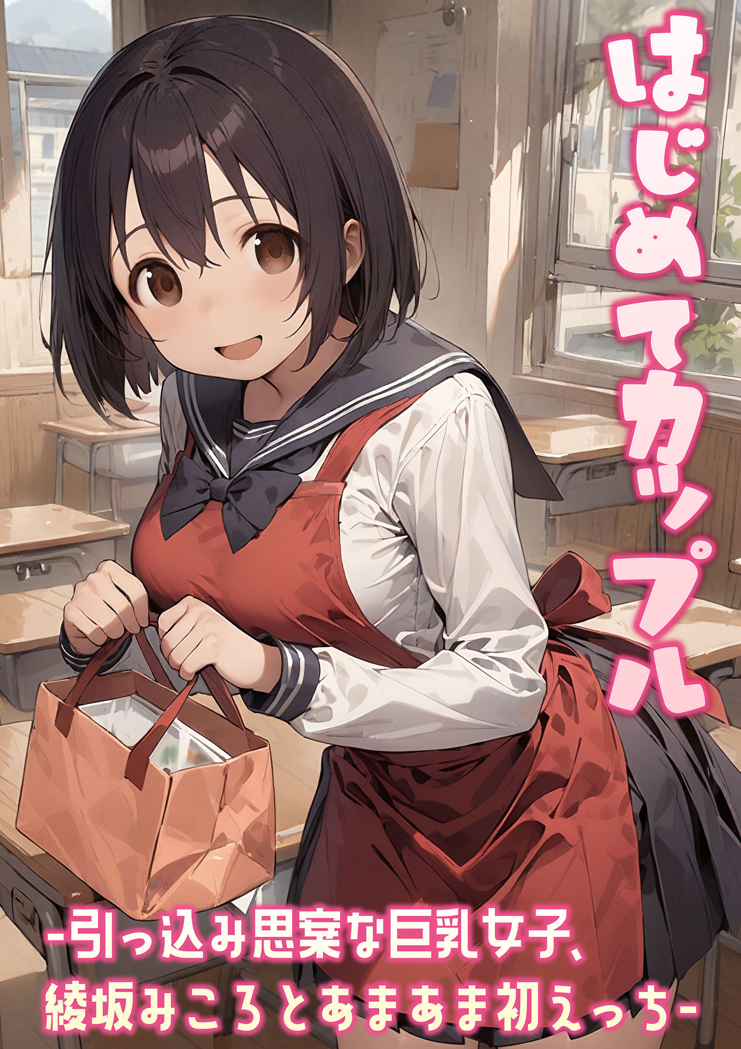 はじめてカップル-引っ込み思案な巨乳女子、綾坂みころとあまあま初えっち-