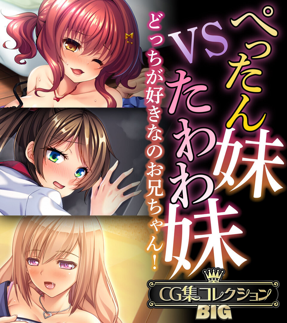 ぺったん妹VSたわわ妹～どっちが好きなのお兄ちゃん！～【CG集コレクションBIG】