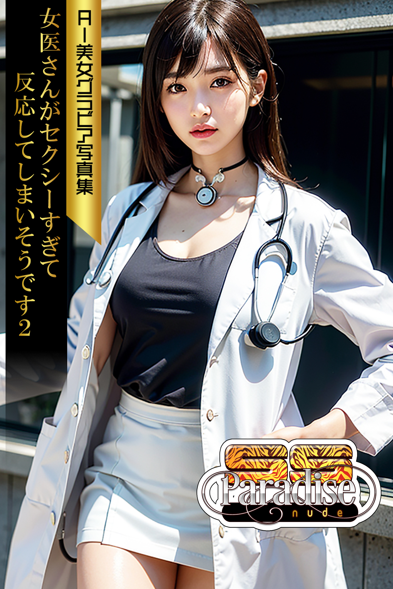 女医さんがセクシーすぎて反応してしまいそうです２　AI美女グラビア写真集【SS-Paradise nude】