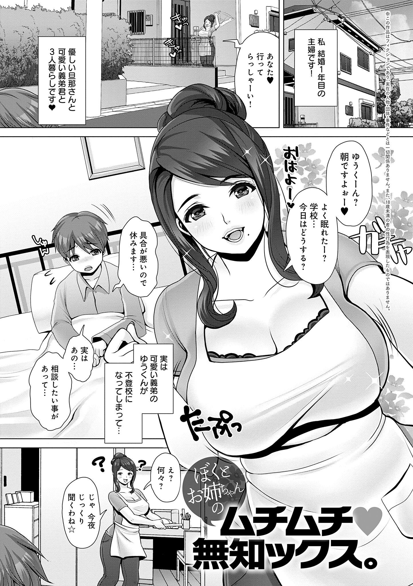 ぼくとお姉ちゃんのムチムチ 無知ックス。