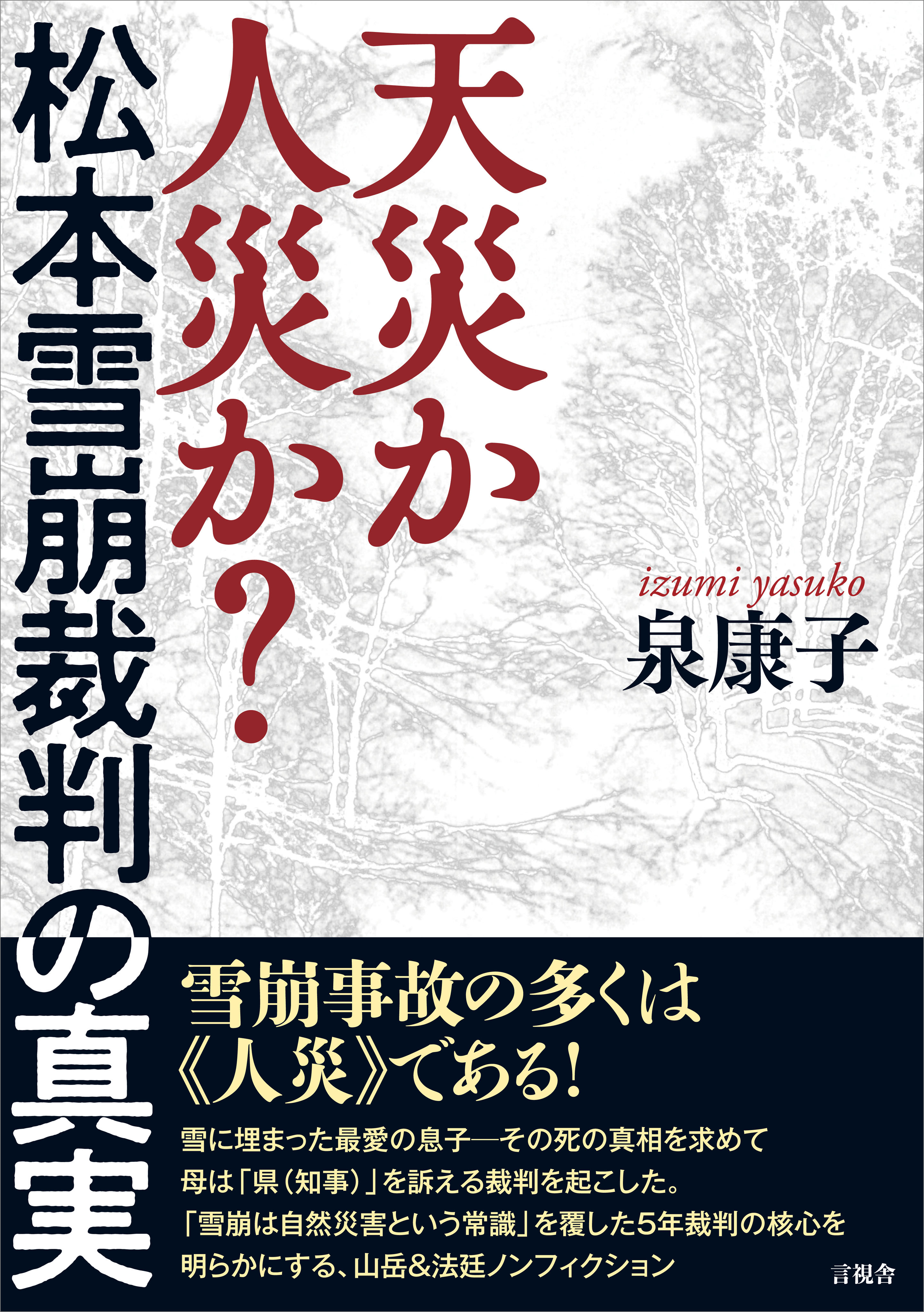 天災か人災か？ 松本雪崩裁判の真実