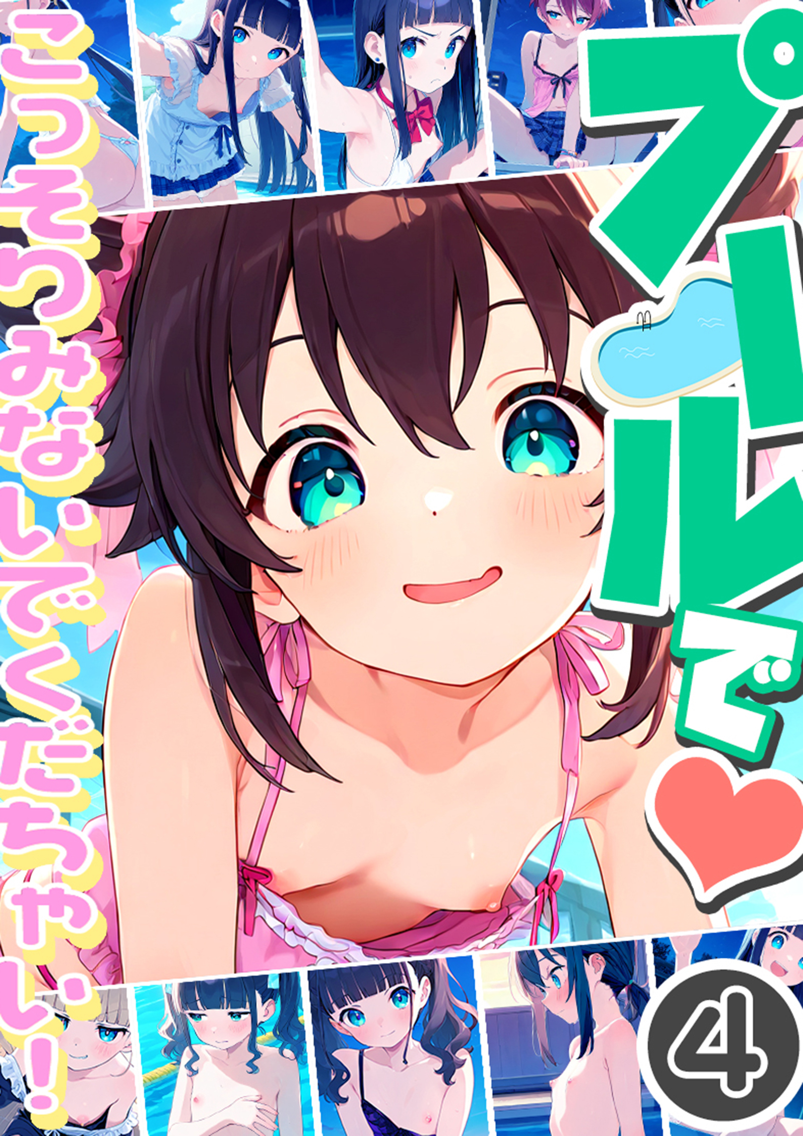 プールで…こっそりみないでくだちゃい！4