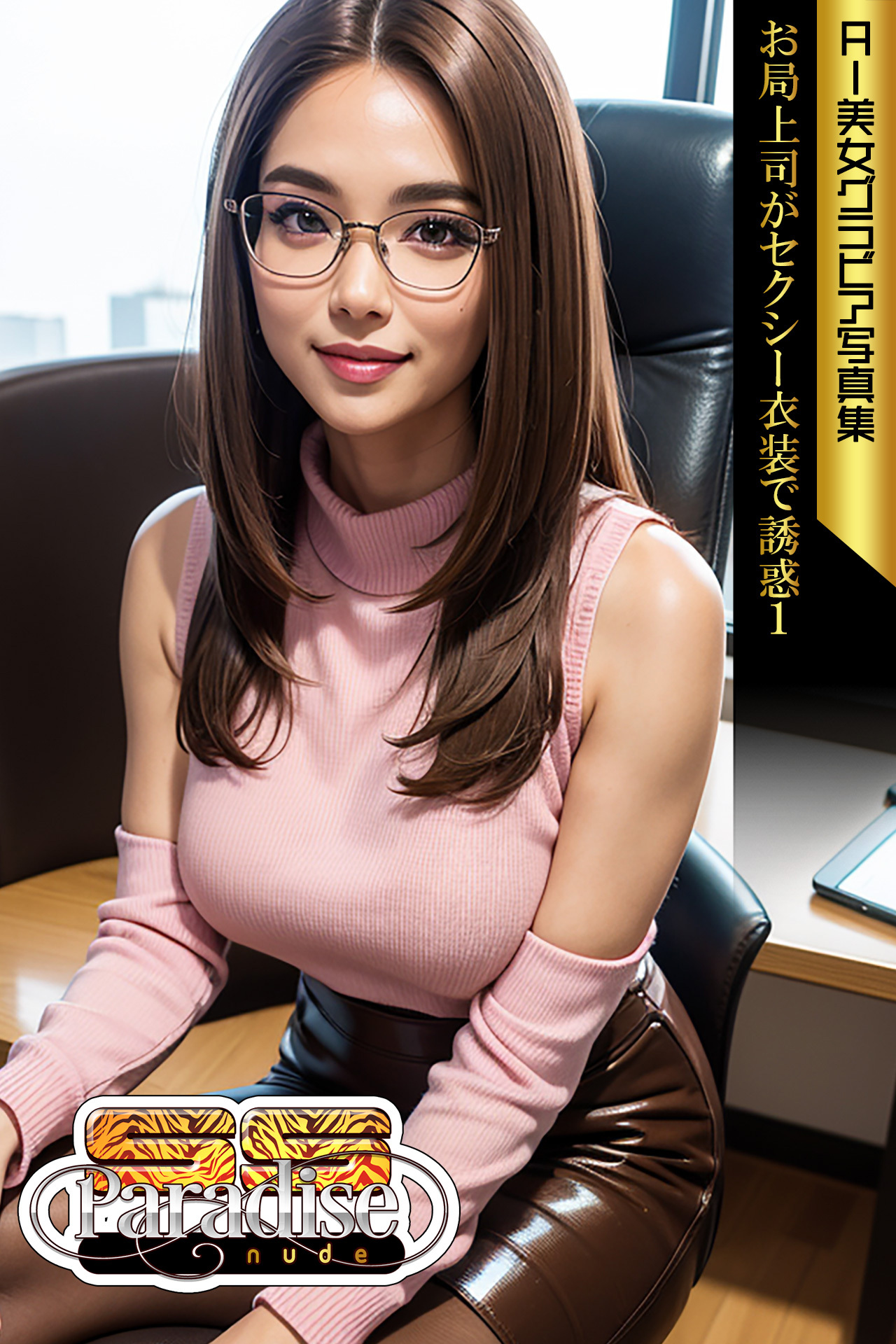 SS-Paradise nude　お局上司がセクシー衣装で誘惑１　AI美女グラビア写真集