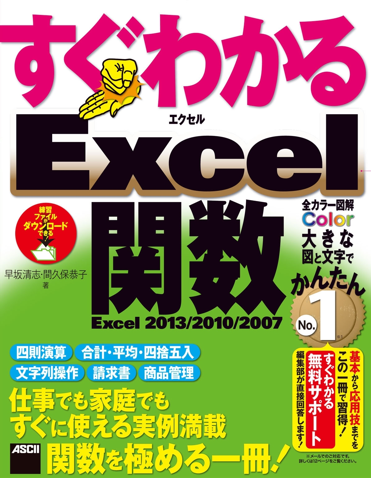 すぐわかる Excel関数　Excel 2013/2010/2007