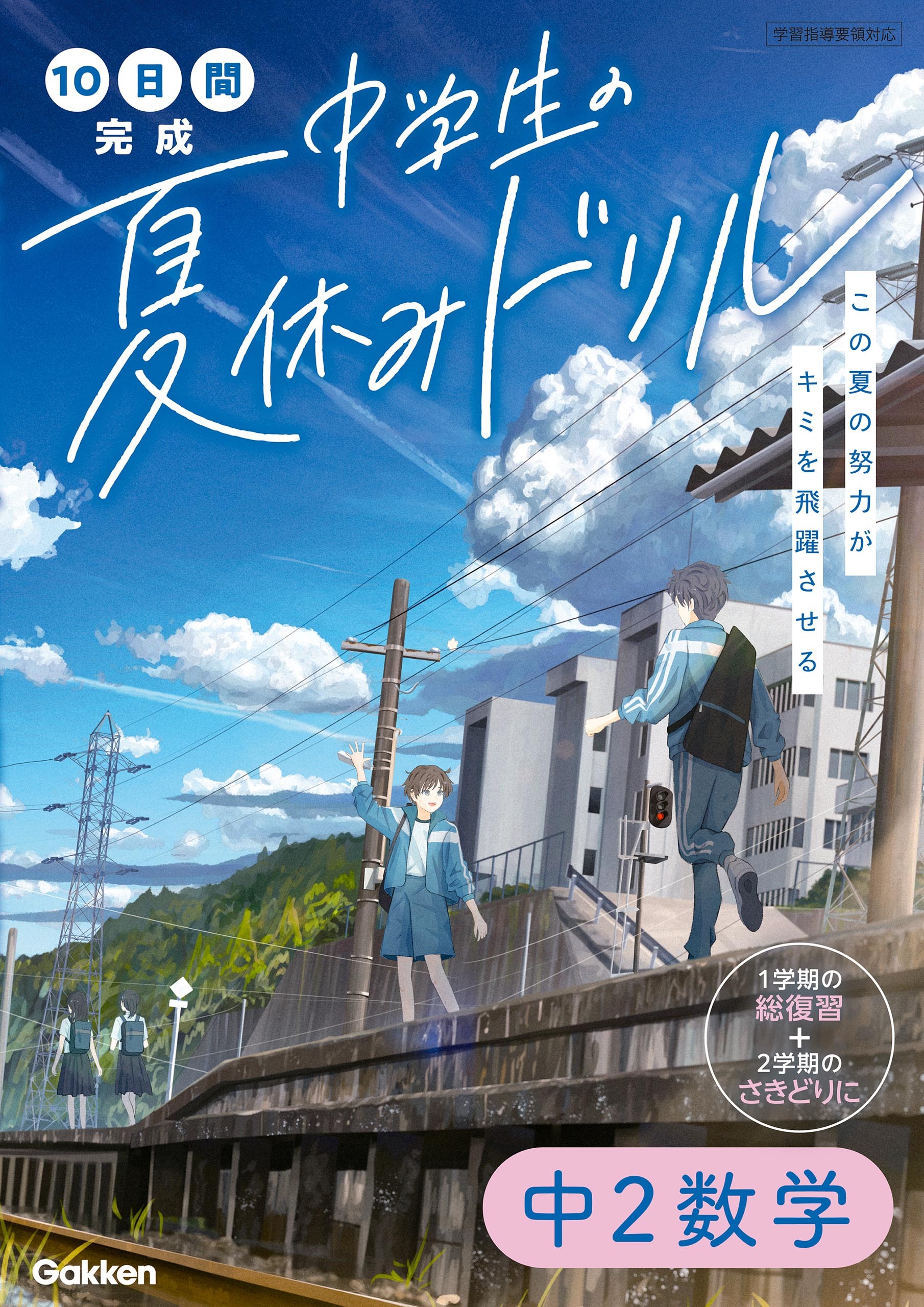 10日間完成 中学生の夏休みドリル 中2数学