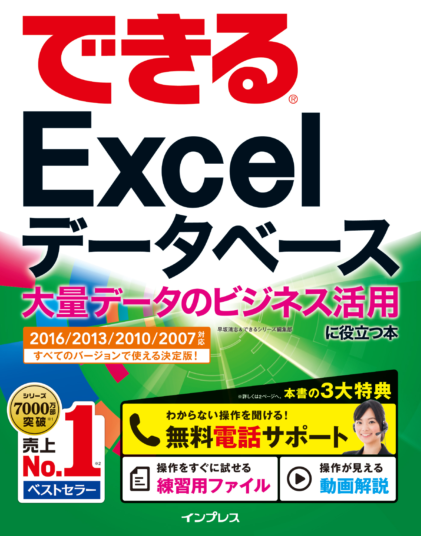 できるExcel データベース 大量データのビジネス活用に役立つ本  2016/2013/2010/2007対応