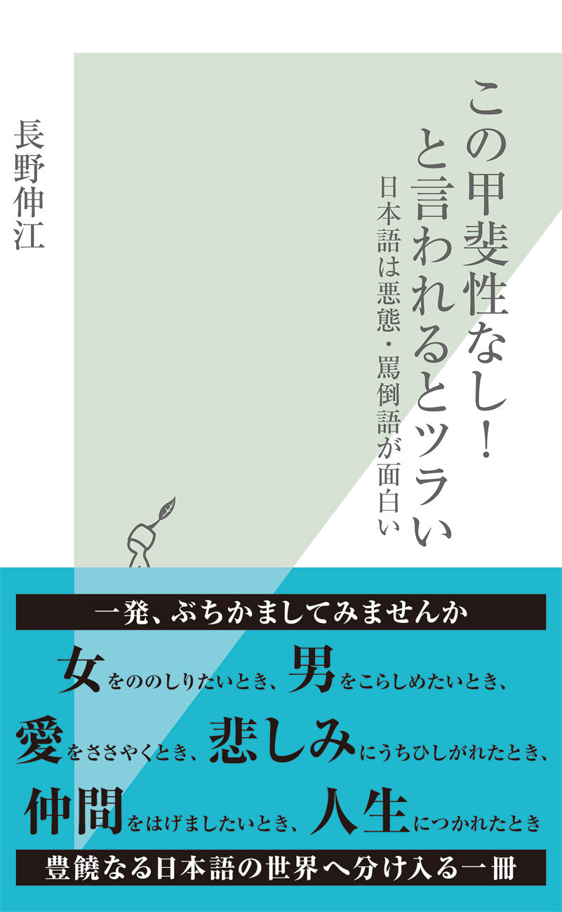 この甲斐性なし！と言われるとツラい～日本語は悪態・罵倒語が面白い～