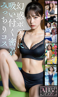 幻惑ボディに吸い付く密着みっちりコス 【AI美女ライブラリー】