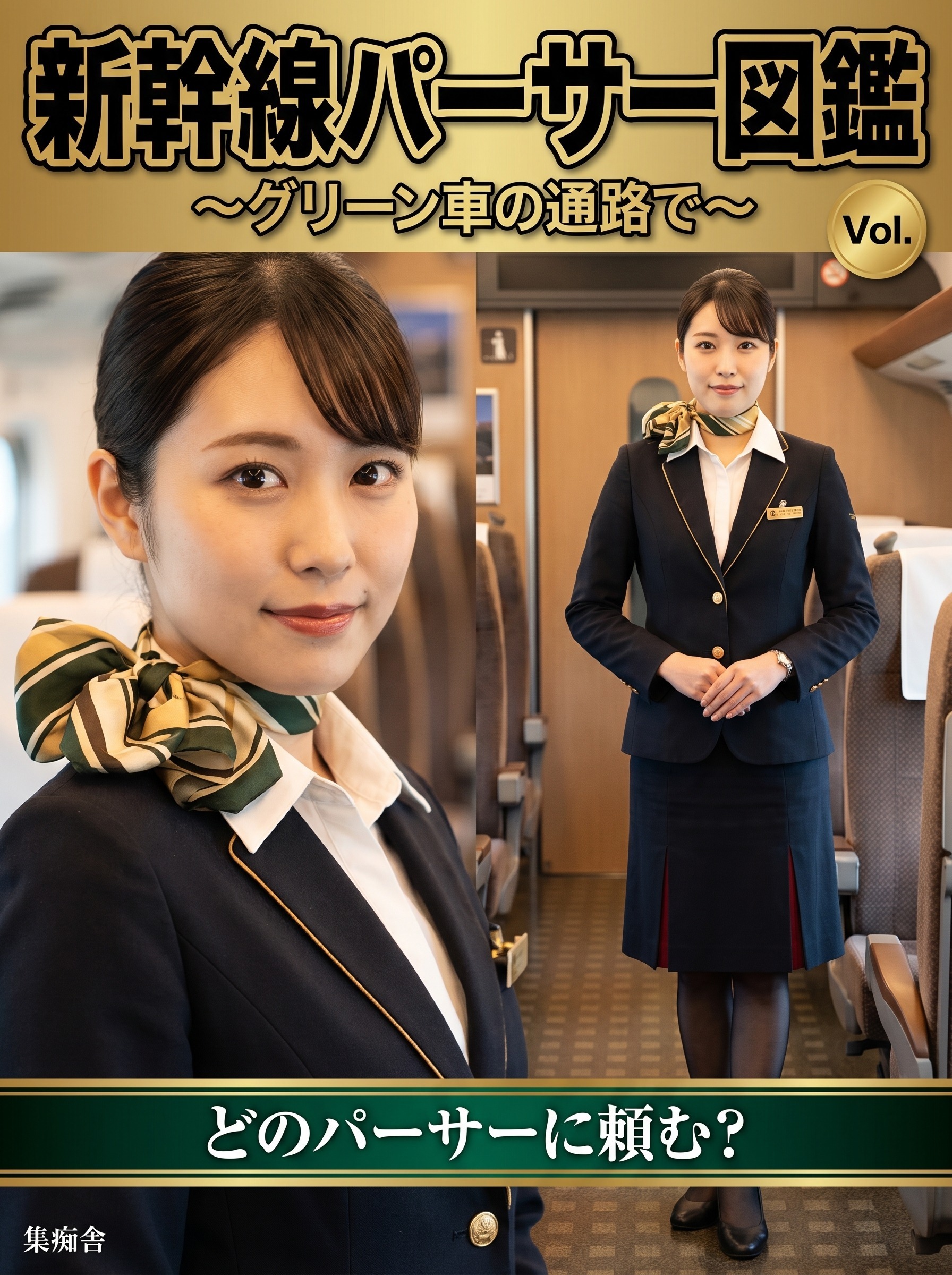 新幹線パーサー図鑑 ～グリーン車の通路で～
