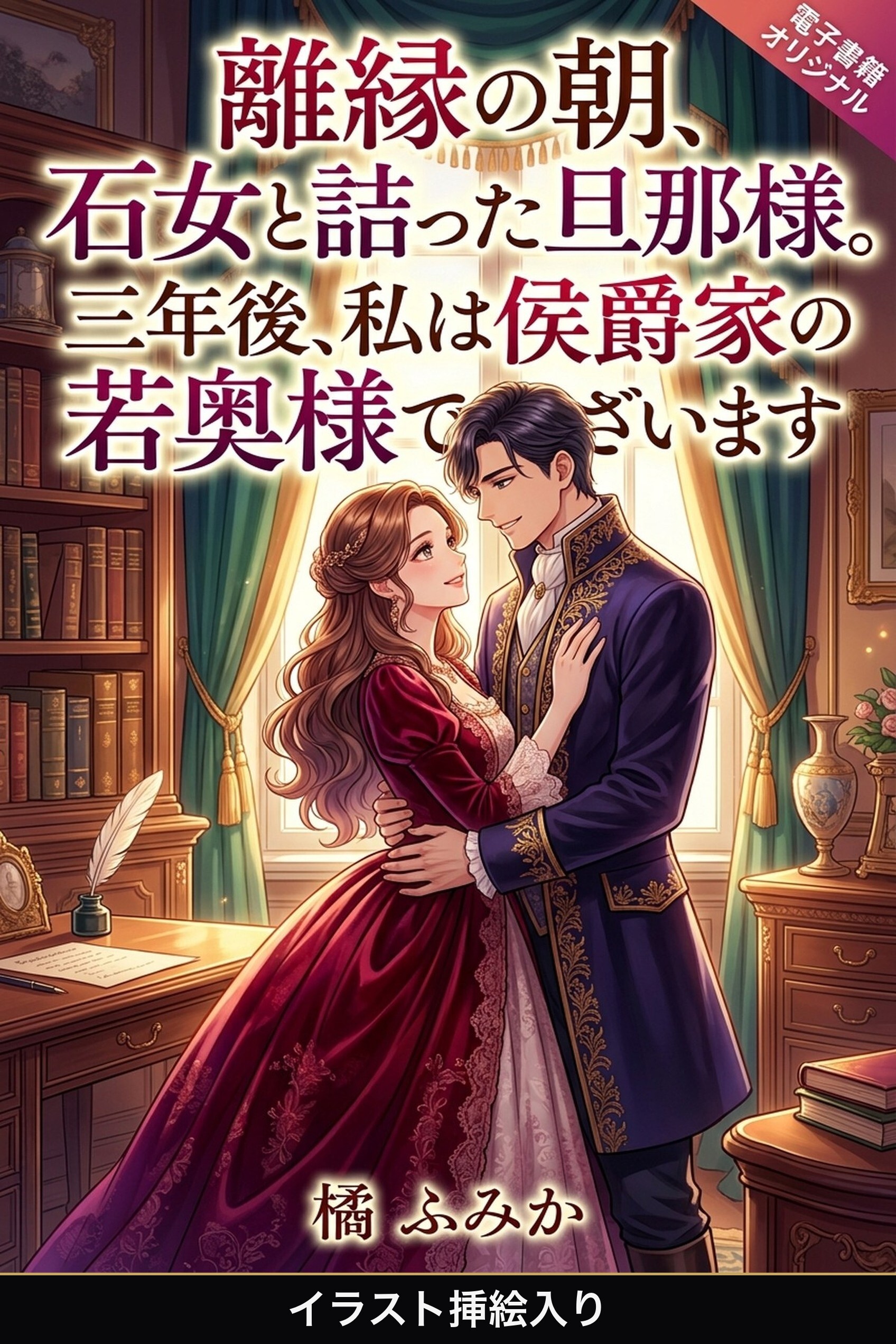 離縁の朝、石女と詰った旦那様。三年後、私は侯爵家の若奥様でございます（挿絵版）