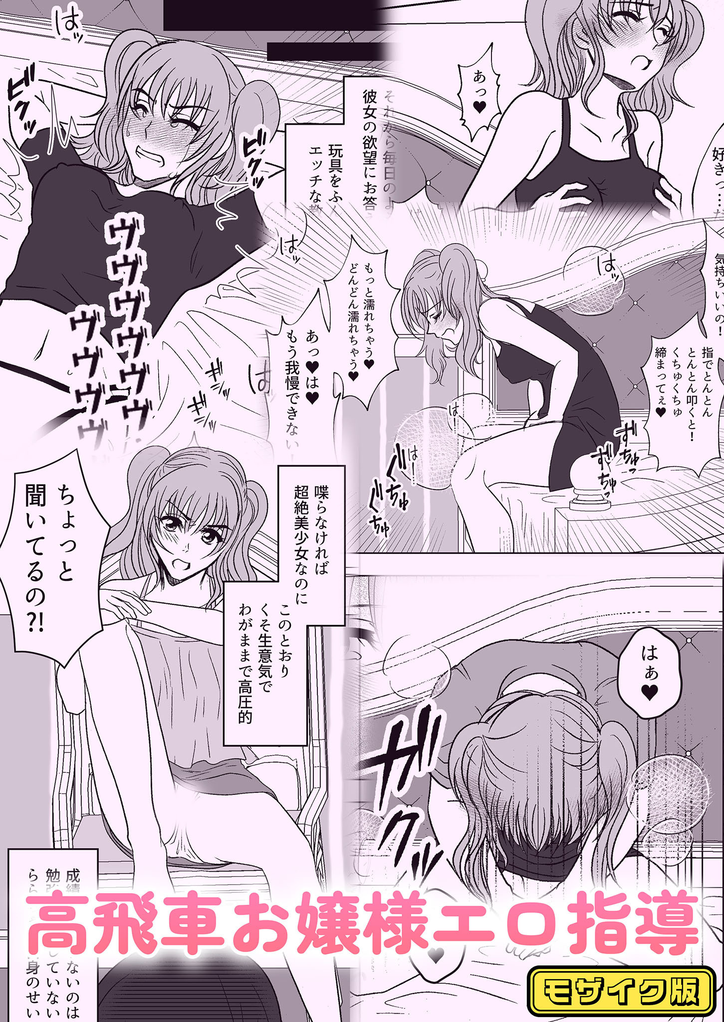 高飛車お嬢様エロ指導 モザイク版