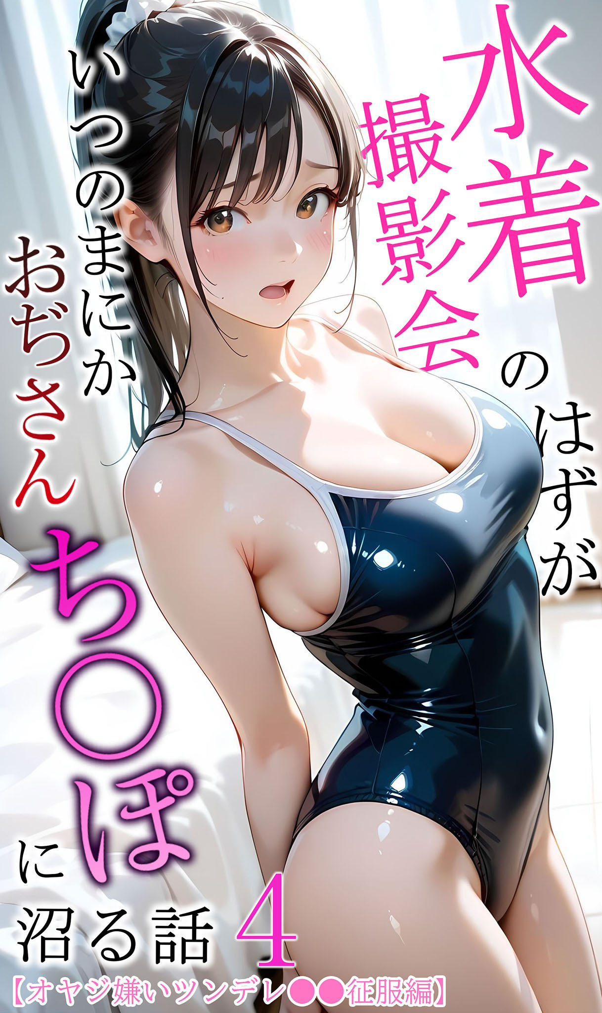 【オヤジ嫌いツンデレ●●征服編】水着撮影会のはずが、いつのまにかおぢさんち〇ぽに沼る話4