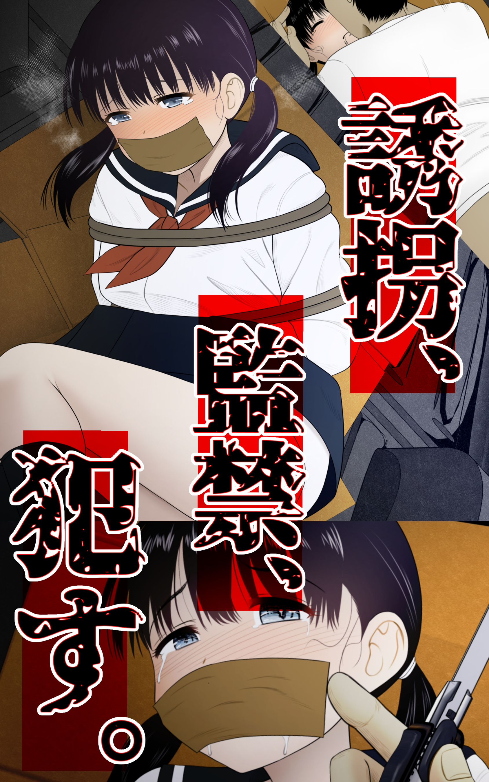 誘拐、監禁、犯す。