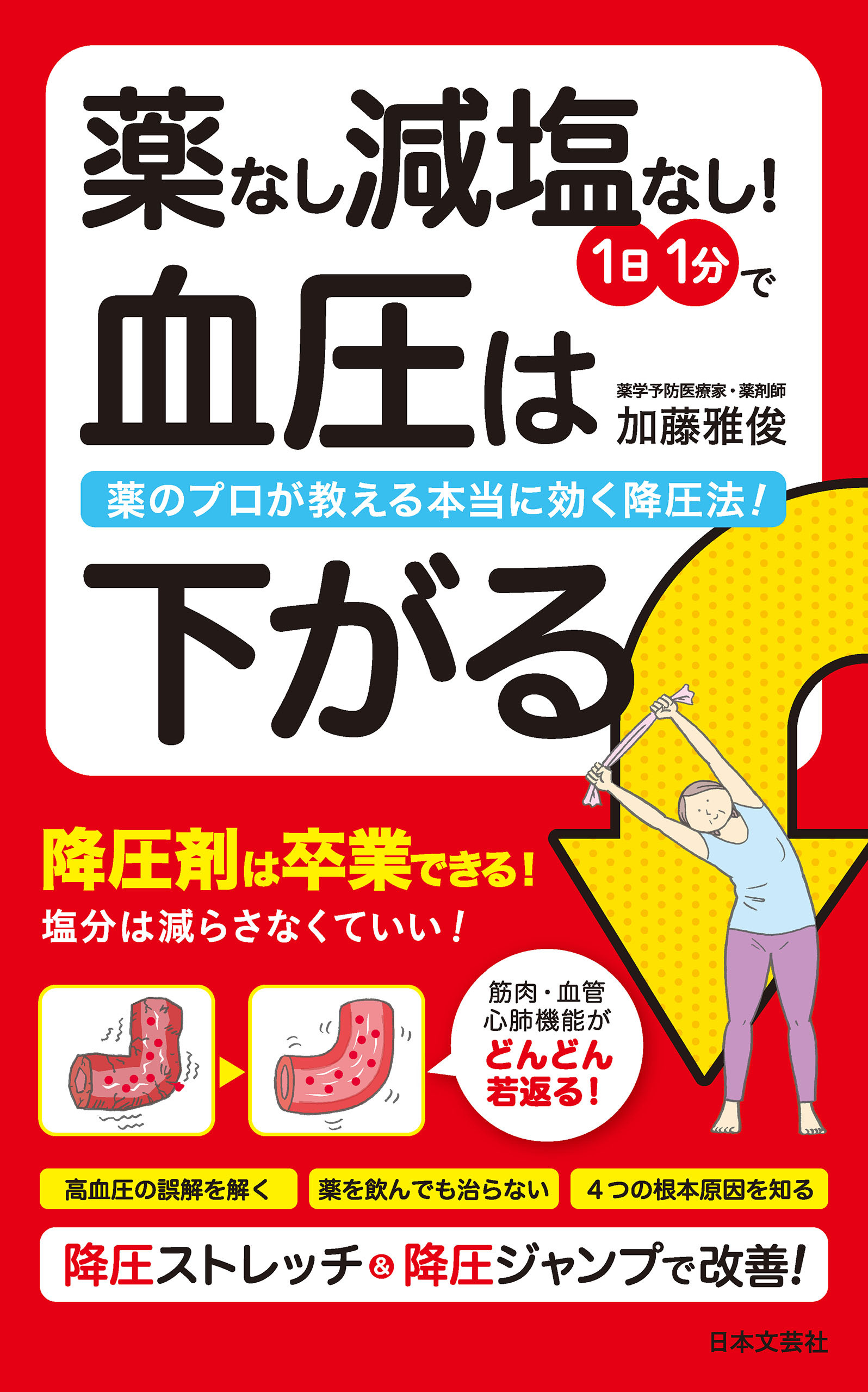 薬なし減塩なし！１日１分で血圧は下がる
